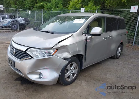 2013 Nissan Quest Sv from USA, damaged, VIN JN8AE2KPXD9063818
